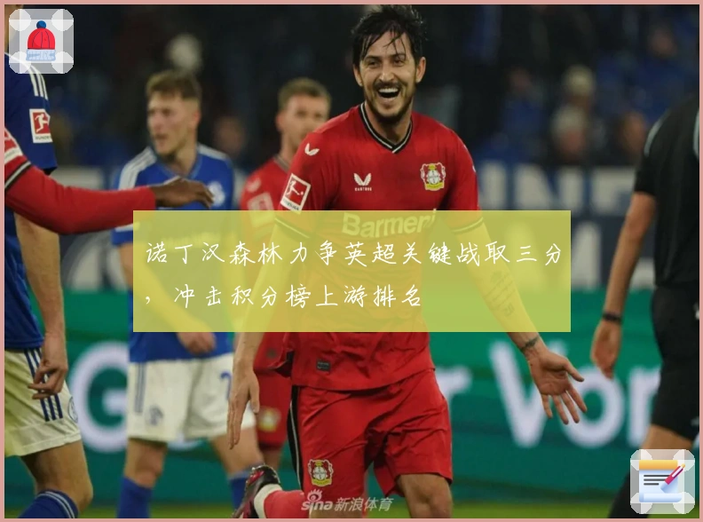 诺丁汉森林力争英超关键战取三分，冲击积分榜上游排名